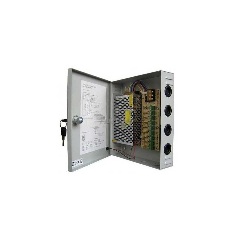 Bloc Alimentation 12V/20A avec Emplacement Batterie | BU240-1218C