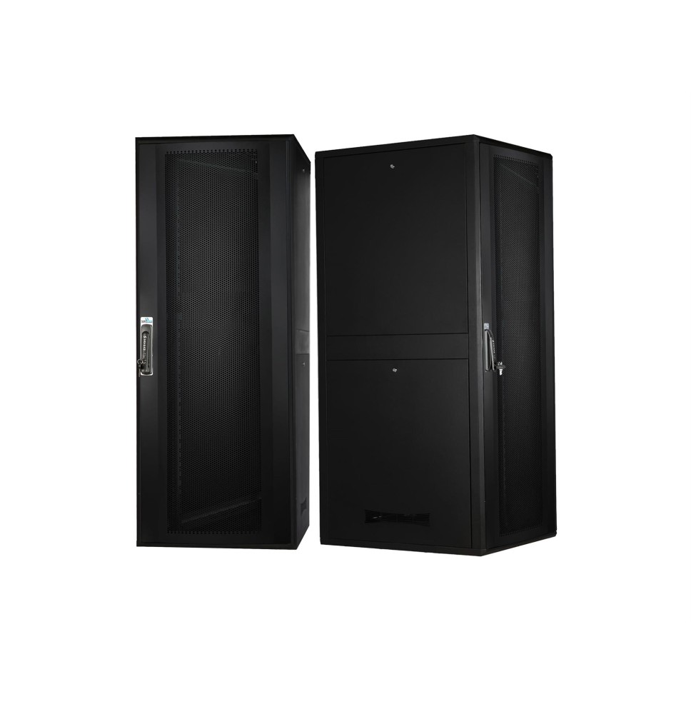 ARMOIRE INFORMATIQUE VATPAN SERVER-X 42U 19’’ 800x1000mm – Portes Avant & Arrière Perforées – Noir