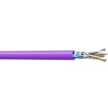 Câble Réseau U-UTP CAT6A LSZH Violet 500 m 22-23AWG – Certifié ETL, 3P, DELTA, BASEC – BRITICOM