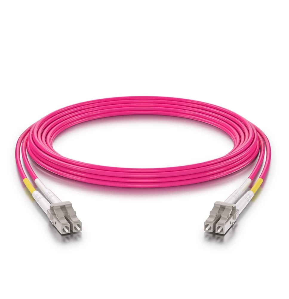 Cordon Fibre Optique LC/LC Duplex OM4 3 m LSZH (2 mm) – BRITICOM