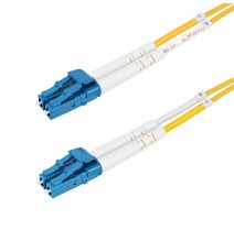 Cordon Fibre Optique LC/LC Duplex OS2 2 m LSZH (2 mm) – BRITICOM