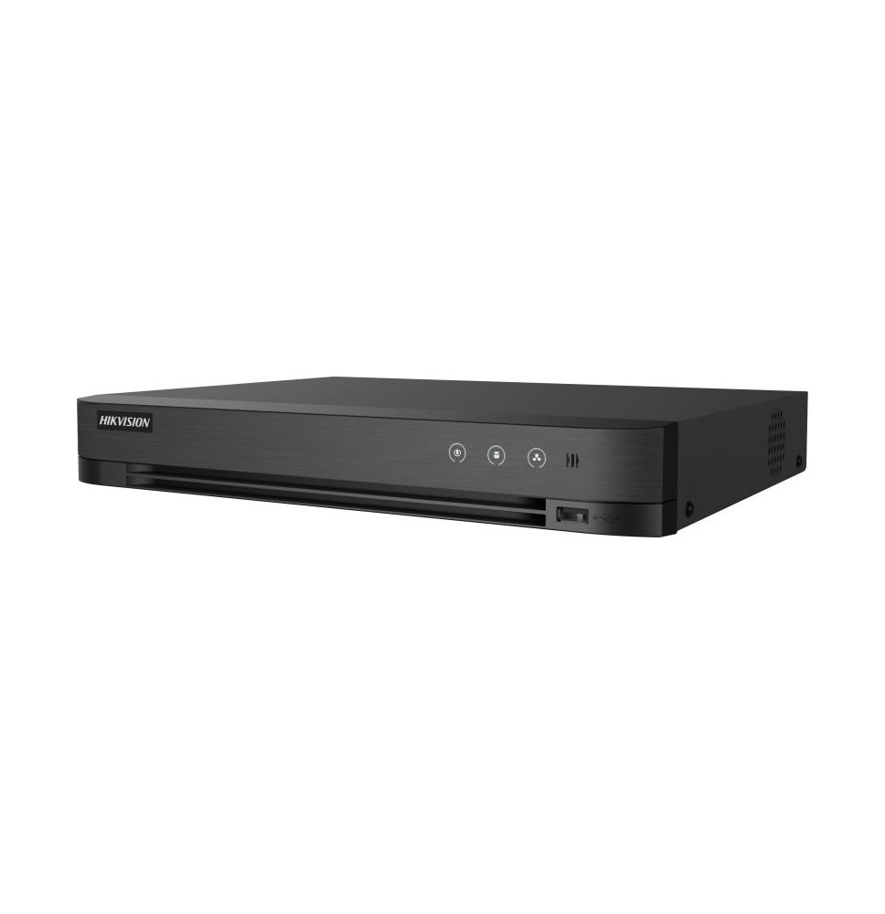 DVR Hikvision AcuSense 4 canaux 4K/8MP H.265 Pro (1U, 1 baie HDD)