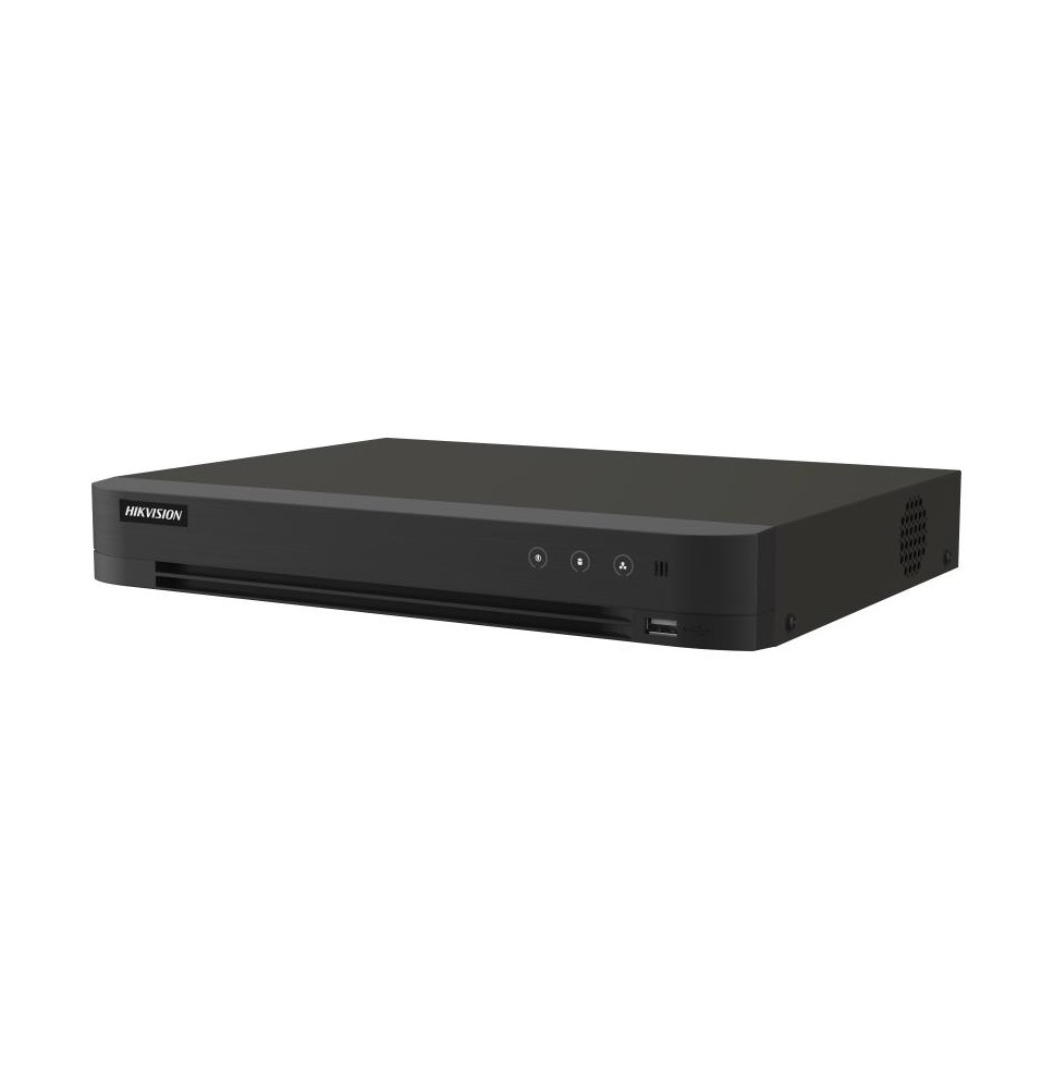 DVR Hikvision AcuSense 8 canaux 4K/8MP H.265 Pro (1U, 1 baie HDD)