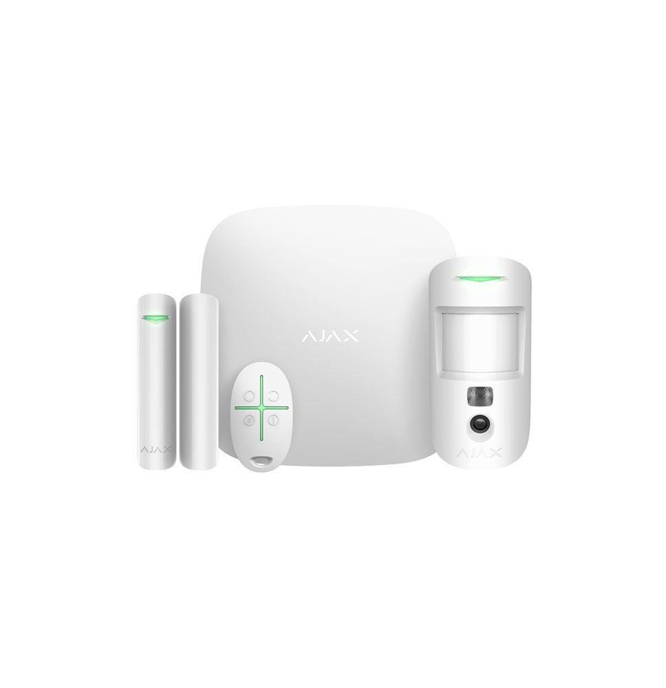 Kit alarme ajax sans fil hub2 ajax - AAJ-HUB2KIT-W